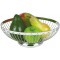 corbeille a  pain ou a  fruits Ø 17,5 cm, H: 7 cm 18/8 acier inoxydable