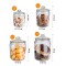  "Classic" jarre de stockage - Jarre de stockage en verre de haute qualite avec une capacite de 2,0 litres - le couvercle en ver