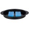 Thermo Tray Set, ensemble compose d'un plateau robuste, d'un plateau en acier inoxydable, de 2 accumulateurs de froid, d'un bonn