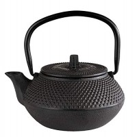 Theiere ASIA en fonte, interieur emaille avec couvercle et poignee amovibles, Ø 12,5 cm, noir