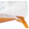 Pichet doseur 5 litres, Ø 20,5 x H : 27,5 cm, pichet en plastique avec graduation en relief a  l'exterieur, poignee fermee, gra