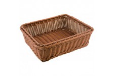 GN corbeille 32,5 x 26,5 cm, H: 10 cm Polypropylen, hellbeige