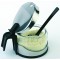 Service a  Parmesan Ø 10,5 cm, H: 7 cm Acier Inoxydable, ABS