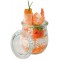 12 pots originaux WECK 220 ml avec couvercle, jeu de 12, Ø 7 cm, H : 8 cm, forme tulipe, pot de conservation, pot decoratif, pot