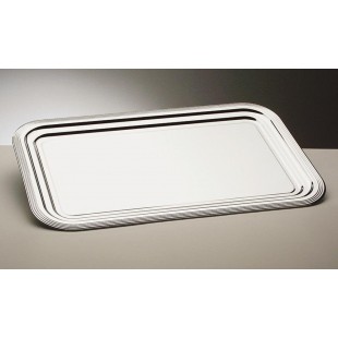 APS Plateau Party 41 x 31 cm, Metall Nickel et glanzchrome