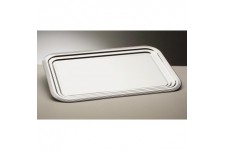 APS Plateau Party 41 x 31 cm, Metall Nickel et glanzchrome