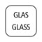 saliere et poivriere, set de 2, saliere et poivriere, saliere et poivriere en verre avec couvercle en acier inoxydable, 6 x 6 cm