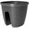 Emsa Pot pour Balustrade Casa mesh Granit 28 x 28 x 18 cm 515013