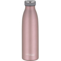 ThermoCafe Drinking Bottle, Insulated Water Bottle, Insulated Bottle, Thermos Flask, Stainless Steel, Mat Rose Gold, 0,5 l