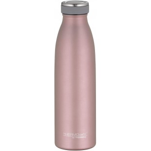 ThermoCafe Drinking Bottle, Insulated Water Bottle, Insulated Bottle, Thermos Flask, Stainless Steel, Mat Rose Gold, 0,5 l