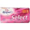 Select Lot de 8 rouleaux de papier toilette double epaisseur Blanc