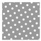  - PAPSTAR Motivservietten "Dots", 330 x 330 mm, rot