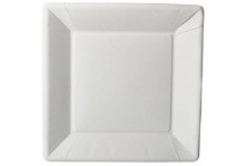 86615 en carton Assiettes Pure carrees, 225 x 225 x 18 mm, weia¡