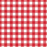  Serviette … motif "Vichy", 300 x 300 mm