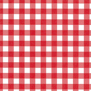  Serviette … motif "Vichy", 300 x 300 mm