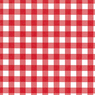  Serviette … motif "Vichy", 300 x 300 mm