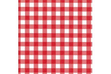  Serviette … motif "Vichy", 300 x 300 mm