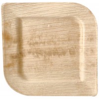  Assiette en feuille de palme "pure", carr‚