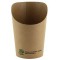 PAPSTAR Wrap-Cup Poudre Ronde Marron 230 ML