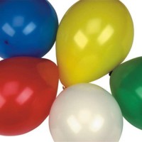 Lot de 8 ballons gonflables de 40 cm de diametre - Couleurs assorties « Maxi »