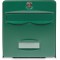 BURG-WACHTER, Boite aux Lettres Normalisee en Acier Galvanise Avec Porte a  Ouverture Totale, Stop-Courrier (Porte bloquee a  12