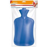 Bouillotte 2 litres | 32,5 cm x 20,3 cm bleu | avec bouchon a  vis (1 piece)