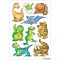 HERMA 3431 Lot de 27 autocollants dinosaures en papier pour garcons, filles, enfants et anniversaires