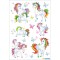 HERMA 15708 Stickers Enfants Licorne (51 Autocollants Papier Mat) Autocollant Adhesif permanent Motif Etiquettes pour filles et 