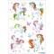 HERMA 15708 Stickers Enfants Licorne (51 Autocollants Papier Mat) Autocollant Adhesif permanent Motif Etiquettes pour filles et 