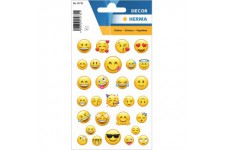 HERMA 15731 Icons - Stickers Enfants Lovely Emoijs (87 Stickers Papier Mat) Autocollants permanents Motif Etiquettes pour filles