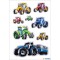 HERMA 15738 Stickers pour Enfants Tracteurs Courses (8 Autocollants Plastique avec gaufrage) Autocollants permanents Motif etiqu