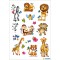 HERMA 15744 Stickers pour enfants Jungle (51 Autocollants Papier Mat) Autocollants permanents Motif etiquettes pour filles et ga