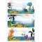 HERMA 1889 Lot de 9 etiquettes autocollantes autocollantes pour livres Motif dinosaures 76 x 35 mm
