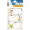 HERMA 1892 Lot de 9 etiquettes autocollantes autocollantes permanentes pour livres, cahiers, boites, maison, multicolores, 76 x 