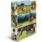 HERMA 19251 Classeur DIN A4 Animal Worlds Horse Meadow 7 cm de large en carton solide colore exterieur et interieur imprime de h