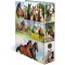 HERMA 19251 Classeur DIN A4 Animal Worlds Horse Meadow 7 cm de large en carton solide colore exterieur et interieur imprime de h