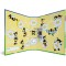 HERMA Classeur 19273 - Format A4 - Motif animaux sauvages d'abeilles - 7 cm de large - En carton solide - Impression coloree a  