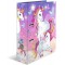 HERMA Classeur 19276 - Format A4 - Motif : animaux et licornes - Largeur : 7 cm - En carton solide - Impression coloree a  l'ext