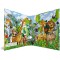 HERMA Classeur 19277 - Format A4 - Motif animaux de la jungle - 7 cm de large - En carton solide - Impression coloree a  l'exter