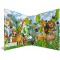 HERMA Classeur 19277 - Format A4 - Motif animaux de la jungle - 7 cm de large - En carton solide - Impression coloree a  l'exter