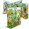 HERMA Classeur 19277 - Format A4 - Motif animaux de la jungle - 7 cm de large - En carton solide - Impression coloree a  l'exter