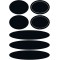 HERMA 15092 Cercle Permanent Noir 12piece(s) etiquette auto-collante - etiquettes auto-collantes (Noir, Cercle, Permanent, Papie