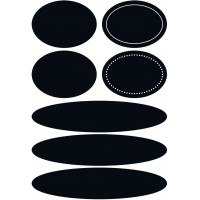 HERMA 15092 Cercle Permanent Noir 12piece(s) etiquette auto-collante - etiquettes auto-collantes (Noir, Cercle, Permanent, Papie