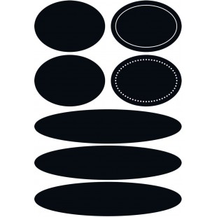 HERMA 15092 Cercle Permanent Noir 12piece(s) etiquette auto-collante - etiquettes auto-collantes (Noir, Cercle, Permanent, Papie