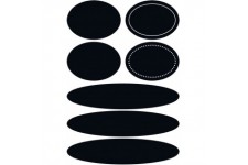 HERMA 15412 Permanent Noir 4piece(s) etiquette auto-collante - etiquettes auto-collantes (Noir, Permanent, Papier, 4 piece(s), 2