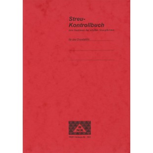 RNK 565 - Livre pour le service d'hiver de controle/Litiere Service, 24 pages, DIN A5