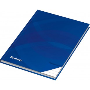 RNK 46486 - Carnet"Business", Ligne, DIN A5, 96 Feuilles, 70 g/m², Bleu