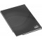 RNK 46514 livres d'affaires, onglet livres, blocs-notes UVS Plus Normal Carnet A4 Notes Carbon Black