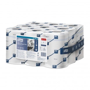 Tork 473474 Reflex Essuie-mains en papier double epaisseur Blanc 19,4 cm x 67 m