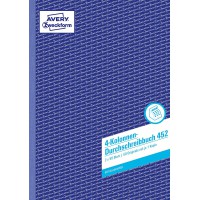 Avery Dennison Zweckform 452 columned livre A4 2 x 50 pages Bloc-notes (texte allemand)